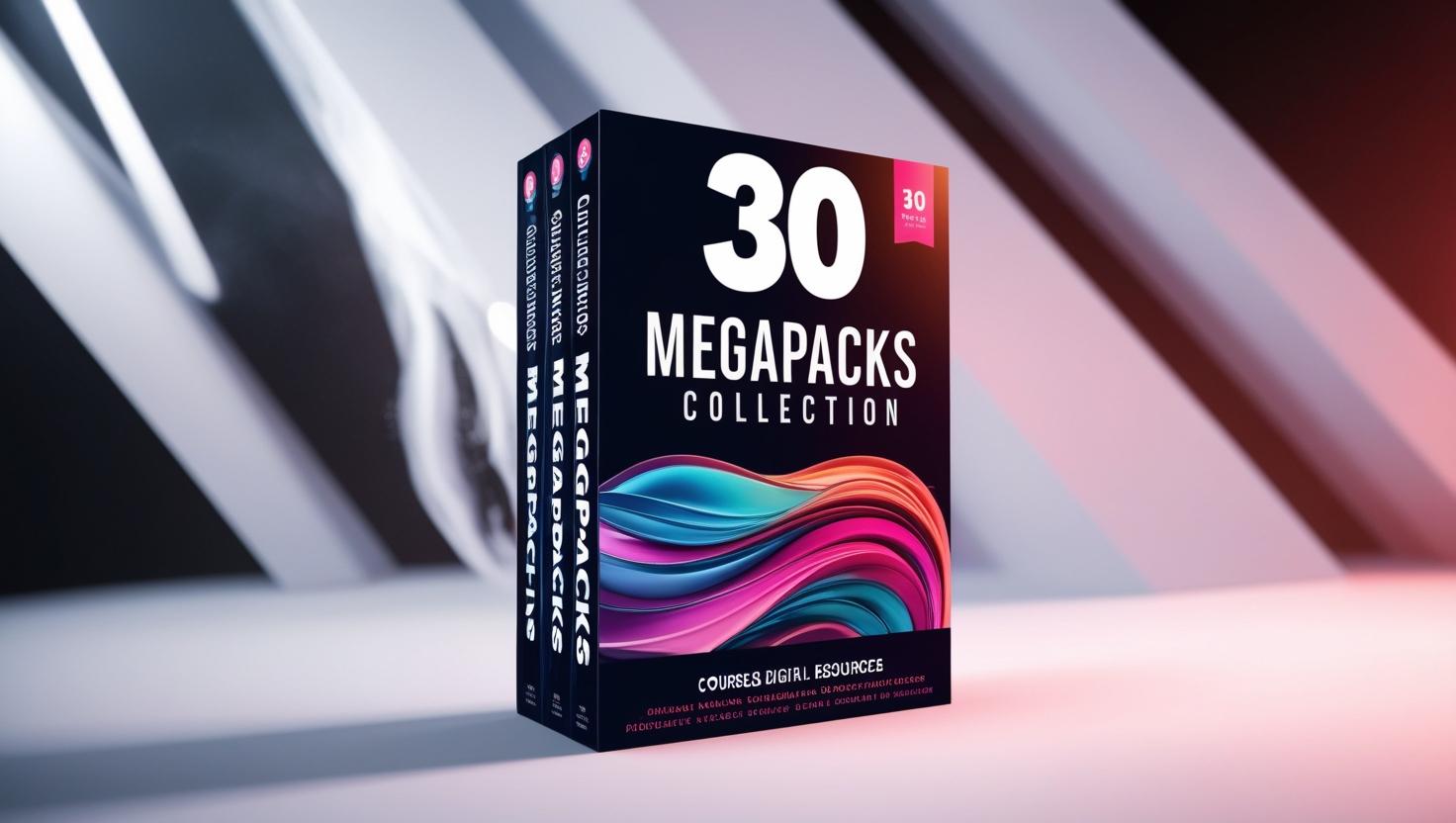 _86. Imagen promocional para _COLECCIÓN 30 MEGAPACKS_, destacando un paquete de cursos y recursos digitales. _____ (11)